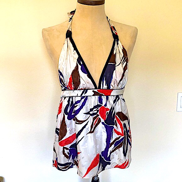 Yumi Kim Silk Halter Top